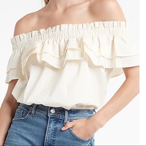 Express off the shoulder bodysuit